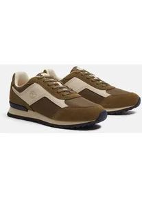 Sneaker Timberland "SCOUT HEIGHTS LOW LACE UP SNEAKER", Herren, Gr. 41, olv mesh wolive, Leder, Textil, Schuhe Sneaker