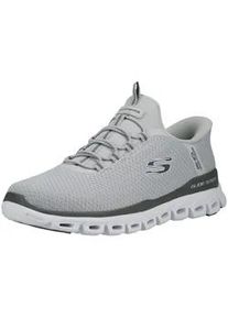 Sneaker Skechers "Skechers Sneaker Textil", Herren, Gr. 44, grau, Textil, Schuhe Sneaker