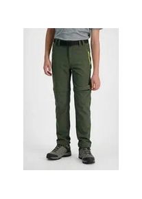 Zip-off-Hose CMP "KID ZIP-OFF-PANT", Kinder, Gr. 164, N-Gr, oil gr&uuml;n, Obermaterial: 89% Polyester, 11% Elasthan, Hosen, Elastisch & Atmungsaktiv & Schnell trocknend & f&uuml;r Kinder