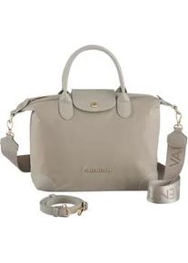 Henkeltasche Valentino BAGS "JOLLY RE", Damen, Gr. B/H/T: 15cm x 23cm x 32cm, ghiaccio, Lederimitat, Textil, Taschen, Damen Schultertasche, Umh&auml;ngetasche mit Logoschriftzug