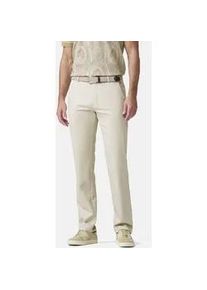 Chinos MEYER "Bonn 1-8142", Herren, Gr. 60, Normalgr&ouml;&szlig;en, sand, 88% Baumwolle, 10% Seide, 2% Elasthan, unifarben, regular fit lang, Hosen, Seide-Bio-Baumwolle