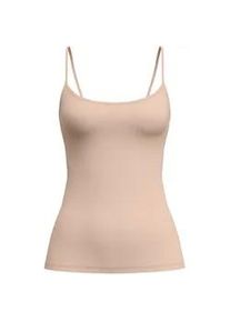 Unterhemd Calida "Unterhemd Sleek Skin Spaghetti Top 1er Pack", Damen, Gr. 44-46, N-Gr, beige (nude), Obermaterial: 73% Polyamid PA. 27% Elasthan EL., Unterhemden Unterhemd