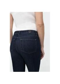 5-Pocket-Jeans WONDERJEANS "Relaxed Straight", Damen, Gr. 34, L&auml;nge 30, blau rinse, Denim/Jeans, Obermaterial: 87% Baumwolle, 10% Polyester, 3% Elasthan, straight fit, Jeans 5-Pocket-Jeans, Cool, modern und vielseitig zu stylen