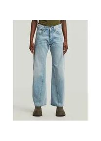 G-Star Raw Regular-fit-Jeans G-STAR "Contor Wide Jeans", Damen, Gr. 32, L&auml;nge 32, sun faded pacific blau, Obermaterial: 50% Baumwolle, 30% Baumwolle, 20% Baumwolle, Jeans