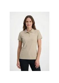 Poloshirt Icepeak "BAYARD", Damen, Gr. XXL, beige (cement), Obermaterial: 100% Polyester, Shirts, sportlicher Stil, aus Polyester, schnelltrocknend, pflegeleicht