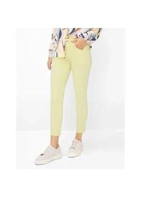 5-Pocket-Jeans Brax "Style SHAKIRA S", Damen, Gr. 44L88, Langgr&ouml;&szlig;en, gelb, Denim/Jeans, 44% Lyocell, 43% Baumwolle, 10% Elastomultiester, 3% Elasthan, Jeans 5-Pocket-Jeans