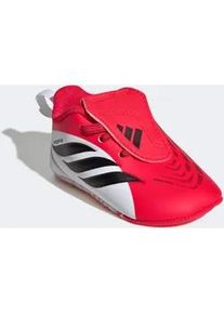 Krabbelschuh Adidas PERFORMANCE "PREDATOR CRIB", Baby, Gr. 18, lucid rot, core schwarz, ftwr wei&szlig;, Synthetik, Schuhe, f&uuml;r Kinder