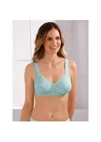 w&auml;schepur B&uuml;gelloser BH W&Auml;SCHEPUR, Damen, Gr. 100, Cup C, mint, wei&szlig;, bedruckt, 82% Polyamid, 18% Elasthan, BHs