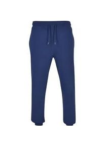 Stoffhose Urban Classics "Urban Classics Herren Basic Sweatpants", Herren, Gr. M, US-Gr&ouml;&szlig;en, spaceblau, 80% Baumwolle, 20% Polyester, unifarben, normal, Hosen Stoffhose