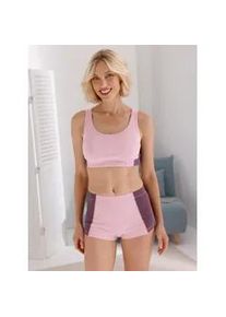 w&auml;schepur Bustier W&Auml;SCHEPUR, Damen, Gr. 44/46, mauve, burgund, 75% Baumwolle, 25% Polyester, BHs Bustier