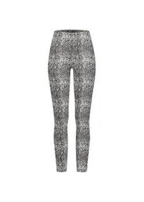 Leggings CLOUD 5IVE "CLOUD 5IVE Viskose Stoffhose Schlangenhaut Muster", Damen, Gr. XL, US-Gr&ouml;&szlig;en, schwarz, wei&szlig;, 43% Polyester, 42% Viskose, 11% Polyimid, 4% Elasthan, skinny fit, Hosen Leggings
