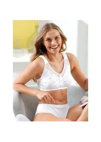 w&auml;schepur Entlastungs-BH W&Auml;SCHEPUR, Damen, Gr. 105, Cup B, wei&szlig;, bedruckt, 82% Polyamid, 18% Elasthan, BHs Entlastungs-BH