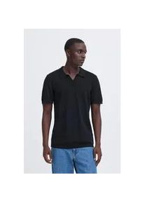Poloshirt Blend "BHBray Polo", Herren, Gr. 3XL, schwarz beauty, Feinstrick, 100% Baumwolle, unifarben, Basic, normal normal, V-Ausschnitt, Rippb&uuml;ndchen, Shirts, Modisches Strick Polo Shirt