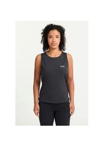 Tanktop Jack Wolfskin "WILDTRAIL TANK TOP W", Damen, Gr. L (42/44), phantom, Obermaterial: 100% Polyester, normal, Rundhals, Tops Tanktop