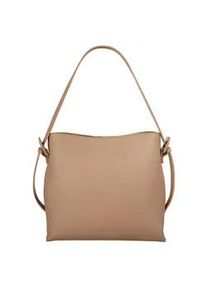 Umh&auml;ngetasche Bugatti "LUNA", Damen, Gr. B/H/T: 34cm x 31cm x 15cm onesize, beige, Kunstfaser, clean, Taschen Umh&auml;ngetasche