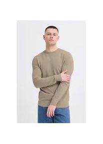 Strickpullover Blend "BHBartel", Herren, Gr. M, winter twig, Feinstrick, 100% Baumwolle, Strukturmuster, Basic, normal normal, Rundhals, Pullover Strickpullover, Klassischer Feinstrick-Pullover mit Rippb&uuml;ndchen
