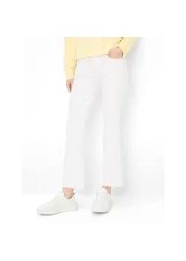 5-Pocket-Jeans Brax "Style SHAKIRA S BOOT", Damen, Gr. 48K (24), Kurzgr&ouml;&szlig;en, wei&szlig;, Denim/Jeans, 79% Baumwolle, 11% Polyester, 8% Lyocell, 2% Elasthan, Jeans 5-Pocket-Jeans