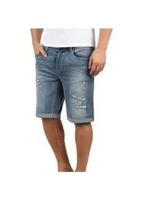 Jeansshorts Blend "Jeansshorts BHDeniz", Herren, Gr. XXXL, N-Gr, blau (denim lightblau), Web, Obermaterial: 98% Baumwolle CO. 2% Elasthan EL., unifarben, regular fit kurz, Jeans Jeansshorts