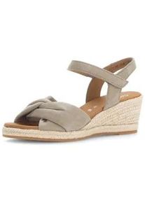 Keilsandalette Gabor "Keilsandalette", Damen, Gr. 39, gr&uuml;n, Schuhe