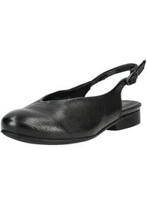 Think! Slingpumps THINK "Think Pumps Leder", Damen, Gr. 39, schwarz, Leder, Schuhe Slingpumps