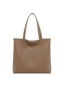 Emily & Noah Shopper EMILY & NOAH "Shopper E&N Eva", Damen, Gr. B/H/T: 39cm x 34cm x 14cm 0, grau (taupe 900), Polyurethan, Taschen Shopper