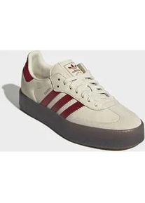 Sneaker Adidas ORIGINALS "SAMBAE", Damen, Gr. 39, cream wei&szlig;, team victory rot, shadow rot, Leder, Schuhe Sneaker