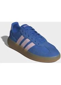 Sneaker Adidas SPORTSWEAR "BARREDA DECODE", Damen, Gr. 38,5, rayblu, clpink, gum10, Leder, Textil, Schuhe Sneaker, inspiriert vom Design des Adidas handball spezial