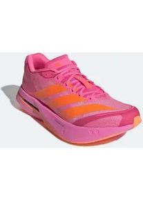 Laufschuh Adidas PERFORMANCE "ADIZERO BOSTON 13", Damen, Gr. 48, lucid pink, lucid orange, iron metallic, Textil, Schuhe Laufschuh