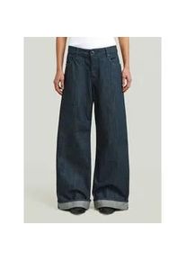 G-Star Raw 5-Pocket-Jeans G-STAR "Roxx Wide Jeans", Damen, Gr. 25, L&auml;nge 28, neo raw denim, Obermaterial: 75% Baumwolle, 25% Baumwolle, Jeans 5-Pocket-Jeans