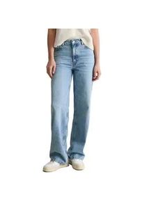 Marc O'Polo Weite Jeans MARC O'POLO DENIM "aus leichter Bio-Baumwoll-Qualit&auml;t", Damen, Gr. 25, L&auml;nge 32, light blau, Obermaterial: 100% Baumwolle, unifarben, Jeans