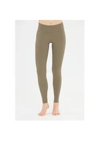 ENDURANCE ATHLECIA Trainingstights ATHLECIA "Luxe", Damen, Gr. 40, EURO-Gr&ouml;&szlig;en, braun, 80% Polyamid, 20% Elasthan, unifarben, Hosen, mit Kompressionswirkung