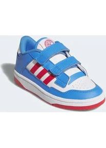 Sneaker Adidas SPORTSWEAR "RAPID COURT KIDS", Damen, Gr. 34, lucid ray blau, pure ruby, cloud wei&szlig;, Synthetik, Schuhe Sneaker, f&uuml;r Kinder