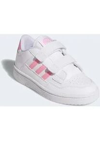 Sneaker Adidas SPORTSWEAR "RAPID COURT KIDS", Damen, Gr. 34, cloud wei&szlig;, bliss pink, cloud wei&szlig;, Synthetik, Schuhe Sneaker, f&uuml;r Kinder