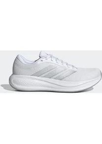Laufschuh Adidas PERFORMANCE "RESPONSE RUNNER 2", Damen, Gr. 44,5, cloud wei&szlig;, silber metallic, halo silber, Synthetik, Textil, Schuhe Laufschuh