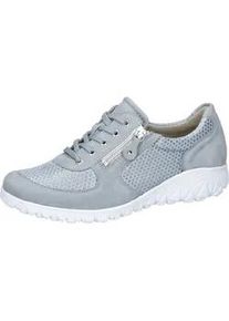 Waldl&auml;ufer Schn&uuml;rschuh WALDL&Auml;UFER "HAVY-Soft", Damen, Gr. 5 (38), hellblau, Nubukleder, Textil, Schuhe Schn&uuml;rschuh, Freizeitschuh, Halbschuh, Komfortschuh mit Rei&szlig;verschluss, H-Weite