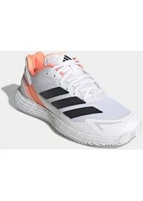 Tennisschuh Adidas PERFORMANCE "DEFIANT SPEED 2 CLAY", Herren, Gr. 41, cloud wei&szlig;, core schwarz, lucid orange, Synthetik, Textil, Schuhe, Sandplatzschuhe f&uuml;r Aschepl&auml;tze