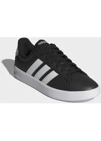 Sneaker Adidas SPORTSWEAR "GRAND COURT 3.0", Herren, Gr. 44, cschwarz1, ftwwht, ftwwht, Synthetik, Textil, Schuhe Sneaker