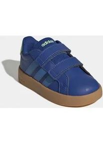 Sneaker Adidas SPORTSWEAR "GRAND COURT 3.0 KIDS", Damen, Gr. 23, royal blau, ray blau, lime burst, Synthetik, Textil, Schuhe Sneaker, f&uuml;r Kinder