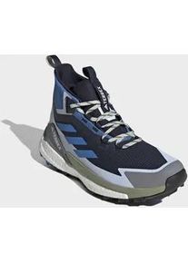 Wanderschuh Adidas TERREX "TERREX FREE HIKER 2.0 GORE-TEX", Herren, Gr. 48, legend ink, ray blau, crystal sky, Synthetik, Textil, Schuhe Wanderschuh, wasserdicht
