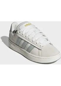 Sneaker Adidas SPORTSWEAR "GRAND COURT ALPHA", Damen, Gr. 41, core wei&szlig;, wonder sage, gold metallic, Leder, Textil, Schuhe Sneaker, inspiriert vom Design des Adidas campus 00