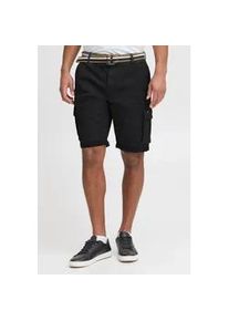 Cargoshorts Blend "BHBrian", Herren, Gr. XXL, US-Gr&ouml;&szlig;en, schwarz, Web, 98% Baumwolle, 2% Elasthan, unifarben, regular fit kurz, Hosen, Stilvolle Cargo Shorts mit Taschen und G&uuml;rtel