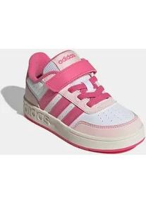 Sneaker Adidas SPORTSWEAR "BREAKBASE KIDS", Damen, Gr. 35, cloud wei&szlig;, pink fusion, wonder quartz, Synthetik, Schuhe Sneaker, f&uuml;r Kinder & Jugendliche