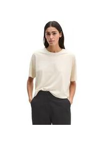 Marc O'Polo T-Shirt MARC O'POLO "aus weichem Single Jersey", Damen, Gr. S, grau silk, Obermaterial: 65% Lyocell, 35% Baumwolle, unifarben, Basic, loose fit, Rundhals, Shirts T-Shirt