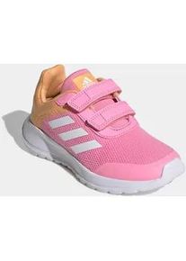 Sneaker Adidas SPORTSWEAR "TENSAUR RUN", Kinder, Gr. 29, bliss pink, cloud wei&szlig;, hazy orange, Textil, Schuhe Sneaker, mit Klettverschluss, f&uuml;r Jugendliche