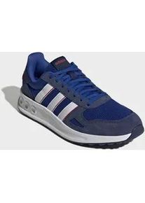 Sneaker Adidas SPORTSWEAR "RUN 84", Herren, Gr. 43, royal blau, ftwr wei&szlig;, dunkelblau, Leder, Synthetik, Textil, Schuhe Sneaker, inspiriert vom Design des Adidas LA Trainer