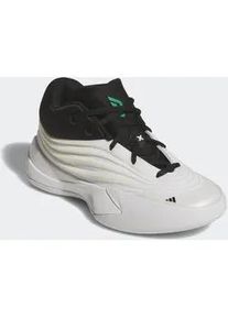 Basketballschuh Adidas PERFORMANCE "DAME X KIDS", M&auml;dchen, Gr. 37, zero metallic, core schwarz, court gr&uuml;n, Synthetik, Textil, Schuhe, Signature-Schuh von Damian Lillard, f&uuml;r Kinder & Jugendliche