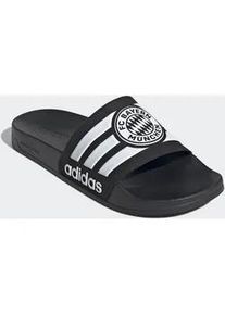 Badesandale Adidas SPORTSWEAR "ADILETTE SHOWER FC BAYERN M&Uuml;NCHEN SLIDES", Herren, Gr. 48,5, core schwarz, ftwr wei&szlig;, core schwarz, Synthetik, Schuhe, Badelatschen, FC Bayern M&uuml;nchen