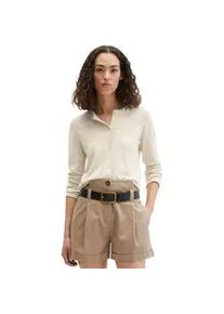 Marc O'Polo Cardigan MARC O'POLO "aus Organic Cotton-Leinen-Mix", Damen, Gr. XL, grau silk, Obermaterial: 90% Baumwolle, 10% Leinen, unifarben, regular fit, Rundhals, Strickjacken