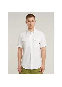 G-Star Raw Langarmshirt G-STAR "Marine Slim Hemd", Damen, Gr. S, milk gd, Obermaterial: 50% Baumwolle, 50% Baumwolle, Shirts Langarmshirt