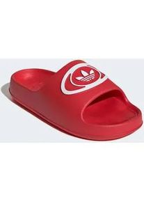 Badesandale Adidas ORIGINALS "ADILETTE 00S BADESCHLAPPEN", Herren, Gr. 43, better scarlet, cloud wei&szlig;, none, Synthetik, Schuhe, Badelatschen